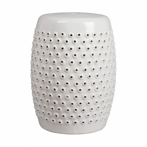 керамический столик-табурет cutwork garden stool белый во Владимире
