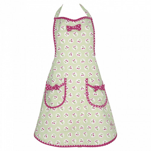 фартук cherry berry p.green w/bow во Владимире