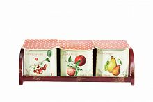 набор емкостей для хранения на подставке fruits во Владимире