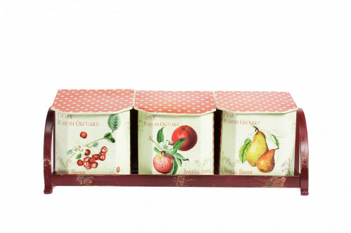 набор емкостей для хранения на подставке fruits во Владимире