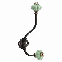 настенный декоративный крючок knobs зеленый во Владимире